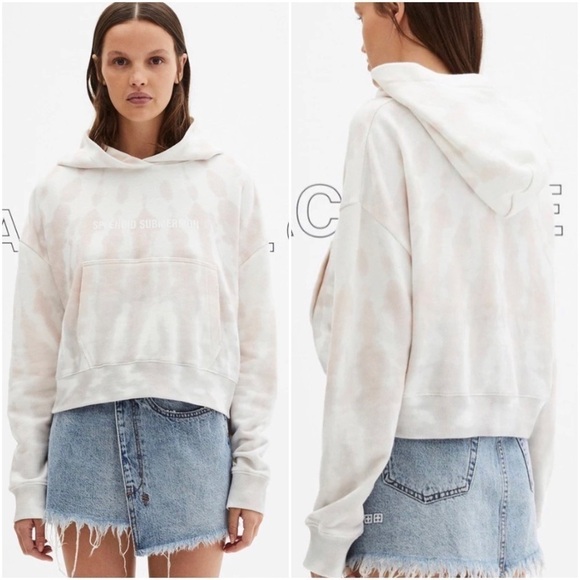 Ksubi Splendid Submersion Tie Dye Cropped Hoodie - Picture 1 of 14